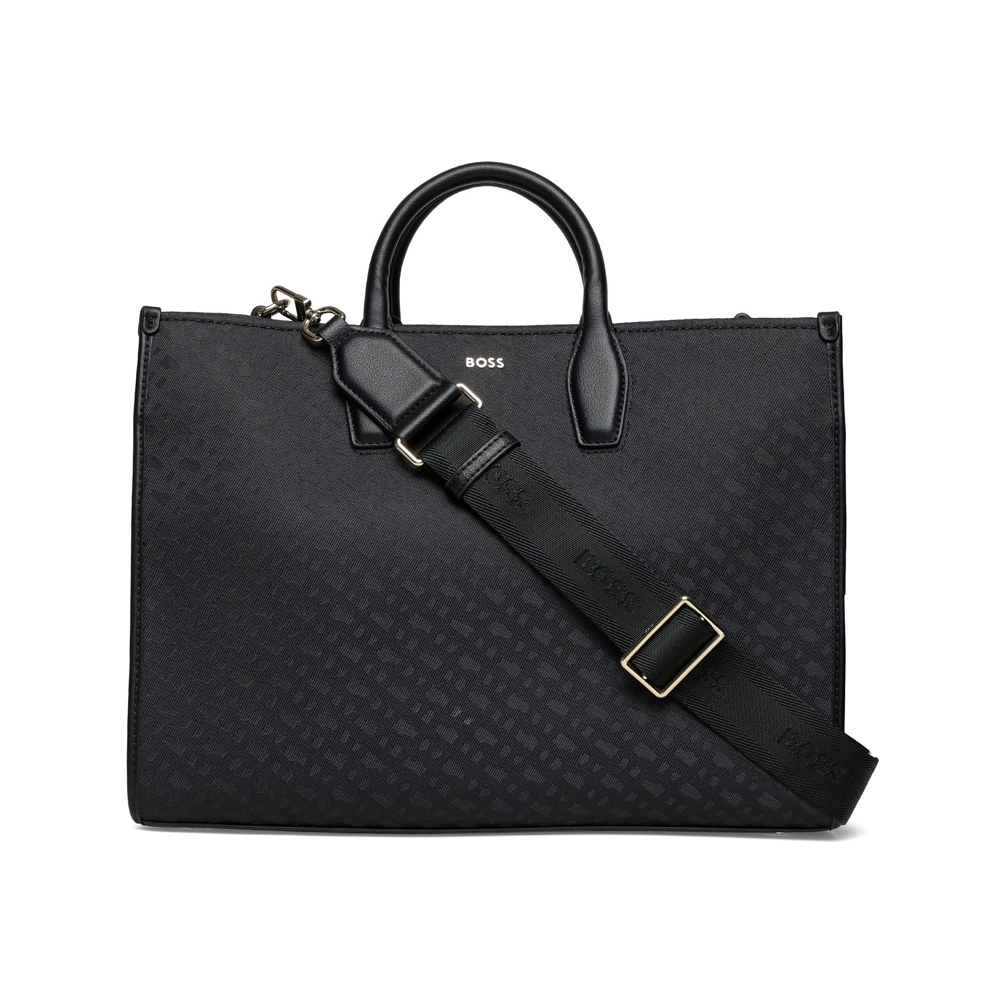 BOSS Sandy Med Jacquard Tote Bag  