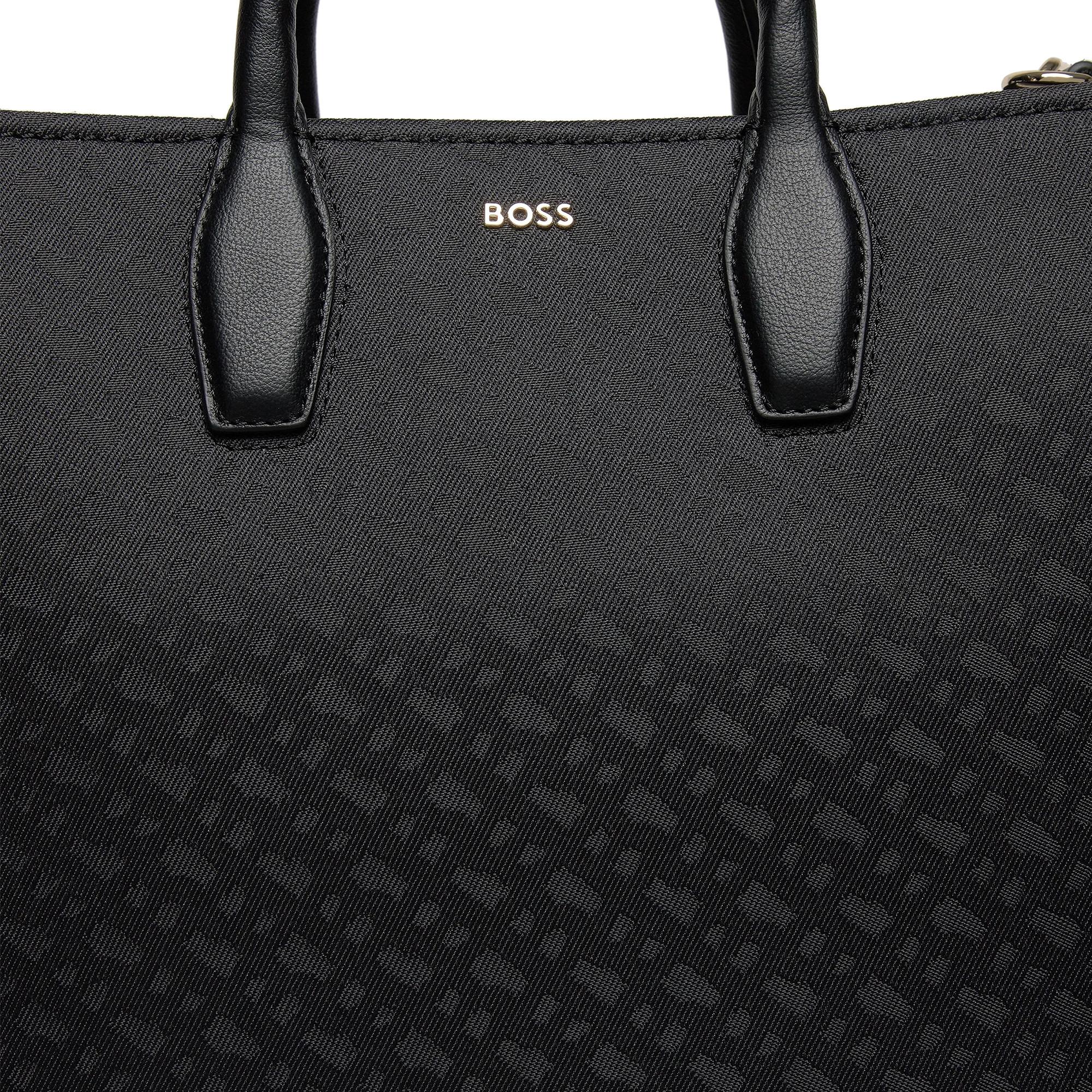 BOSS Sandy Med Jacquard Tote Bag  