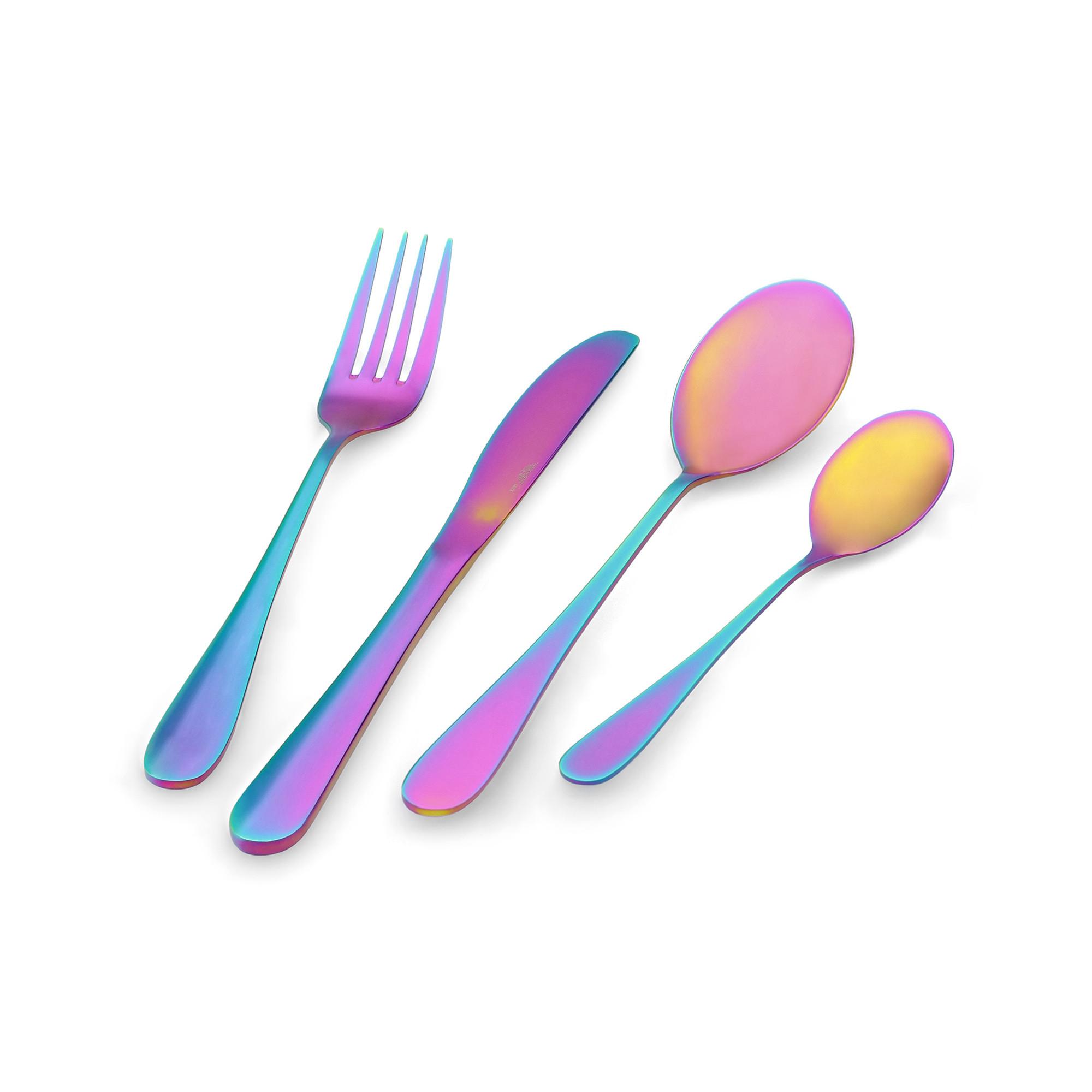 Pintinox Besteck-Set, 24-teilig Princess Rainbow 