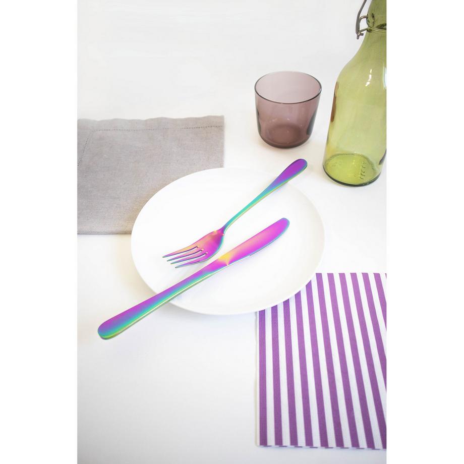 Pintinox Set di posate 24 pezzi Princess Rainbow 