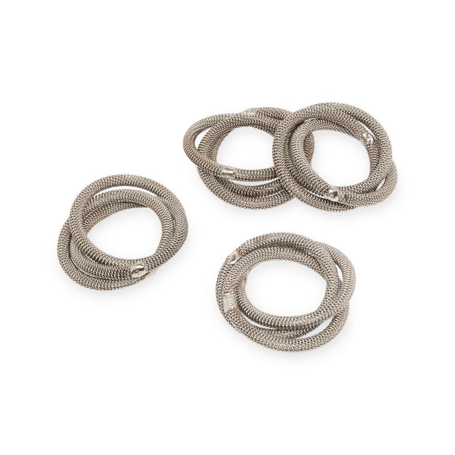 Manor Ronds de serviette, 4 pièces Loop 