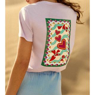 La Petite Etoile T-Shirt Stampa Cuore  