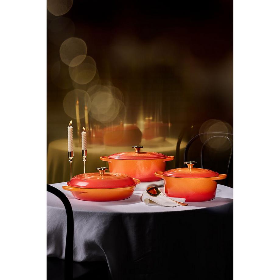 LE CREUSET Bräter Signature Flamme Dorée 