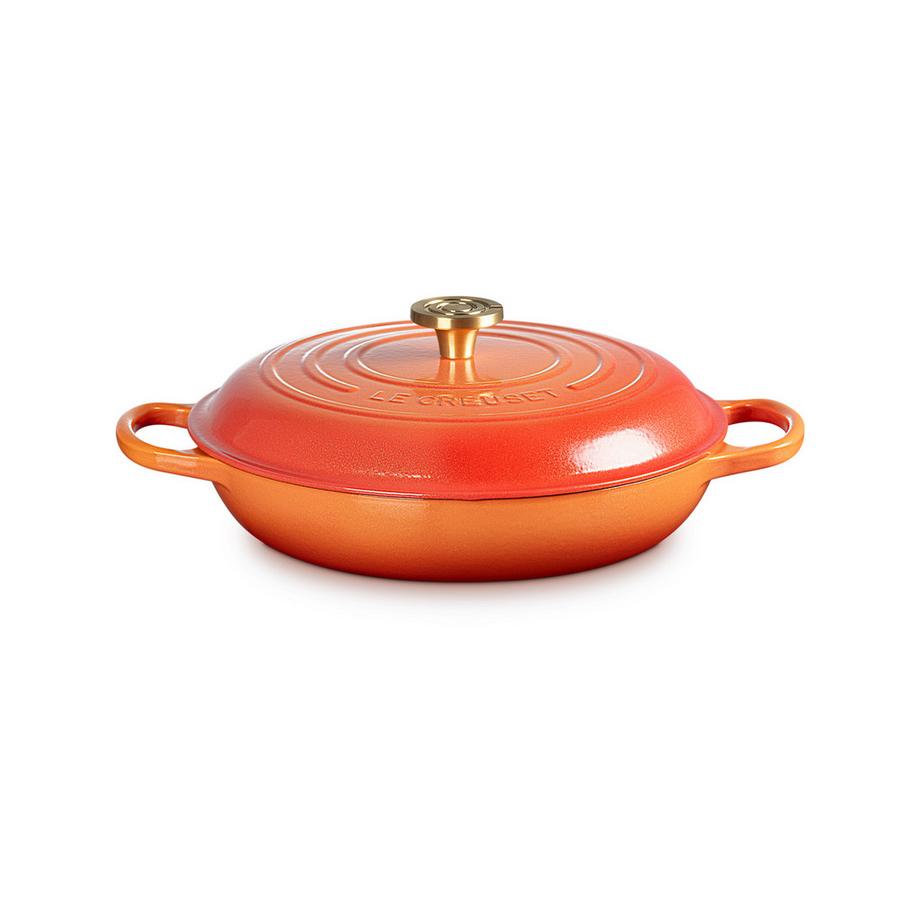 LE CREUSET Teglia bassa Signature Flamme Dorée 