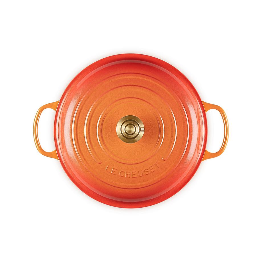 LE CREUSET Teglia bassa Signature Flamme Dorée 
