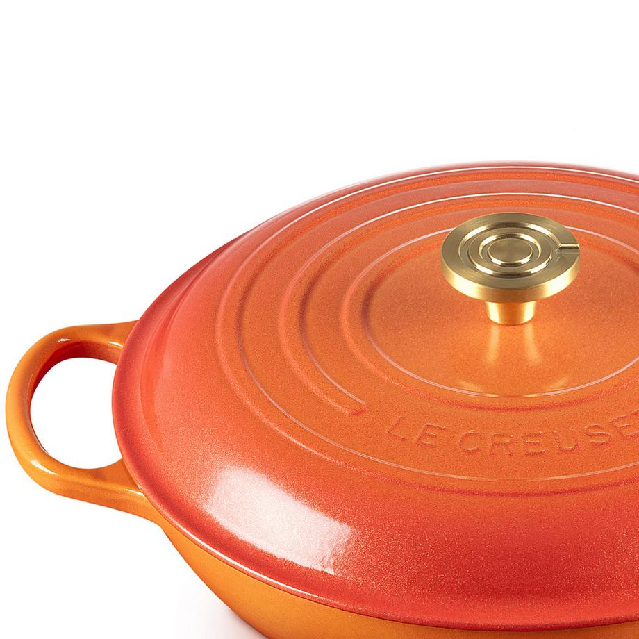 LE CREUSET Teglia bassa Signature Flamme Dorée 