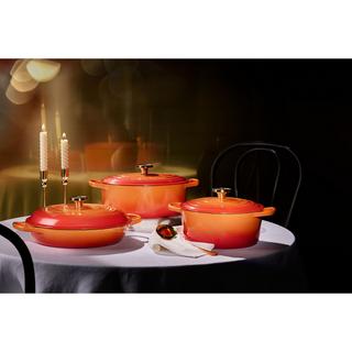 LE CREUSET Bräter tief Signature Flamme Dorée 