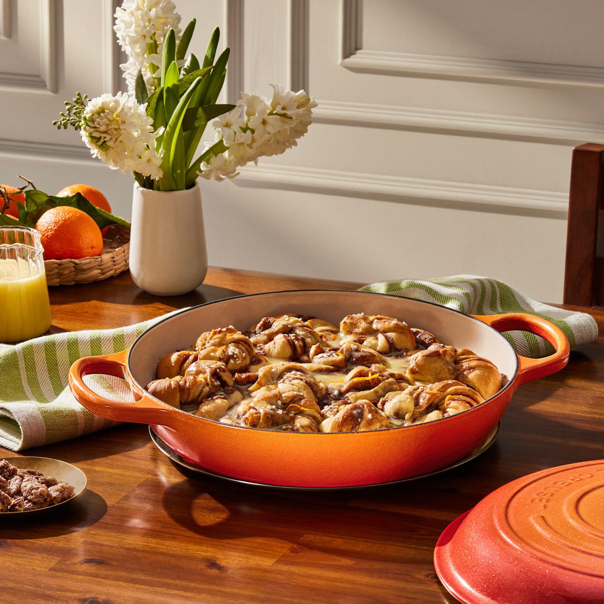 LE CREUSET Bräter tief Signature Flamme Dorée 
