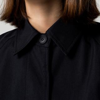 Manor Woman Klassischer Uni Umlegekragen Mantel  