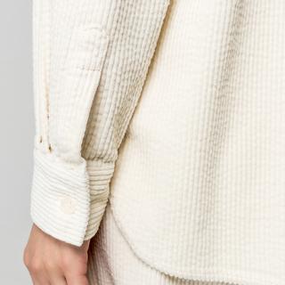 Manor Woman Camicia in velluto a coste maniche lunghe  