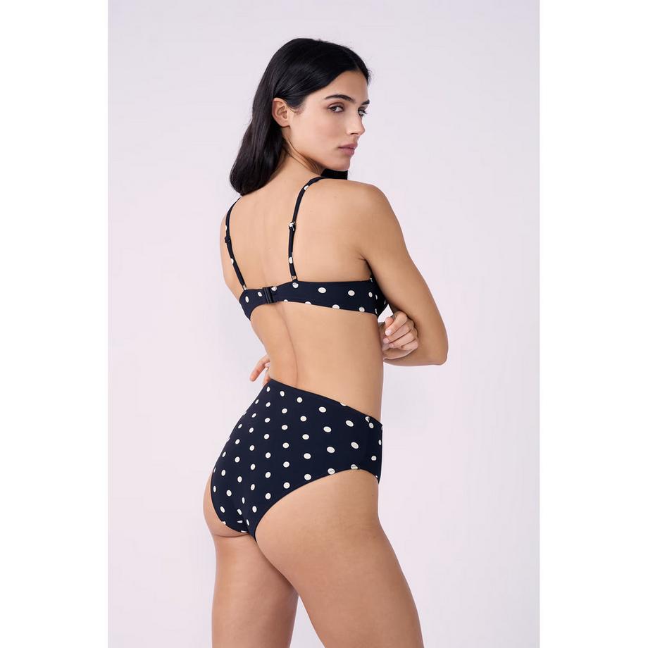 Etam Top bikini push-up a pois  