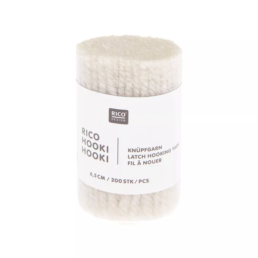 Rico Design Rico Hooki Hooki Knüpfgarn Offwhite