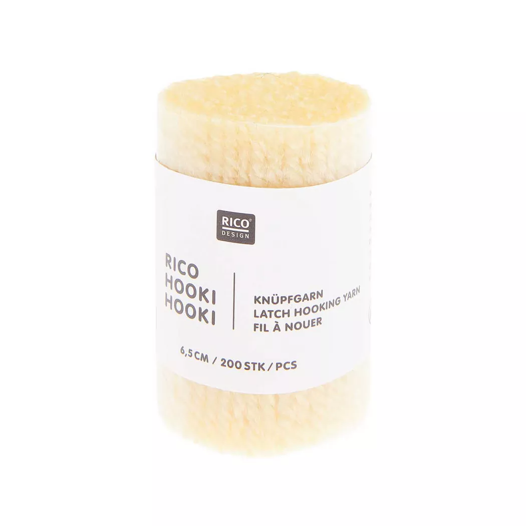Rico Design Rico Hooki Hooki Knüpfgarn Hellgelb