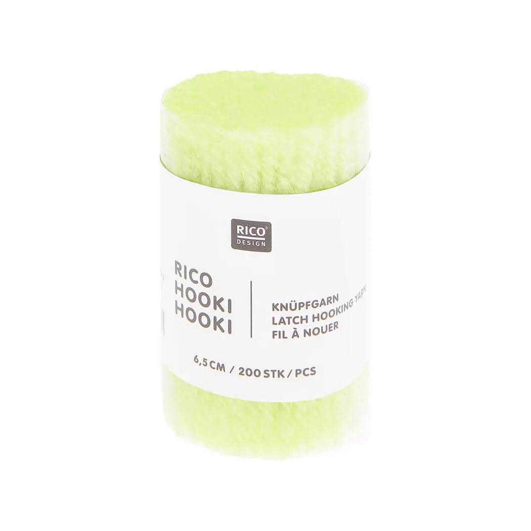 Rico Design Rico Hooki Hooki Knüpfgarn Neongelb