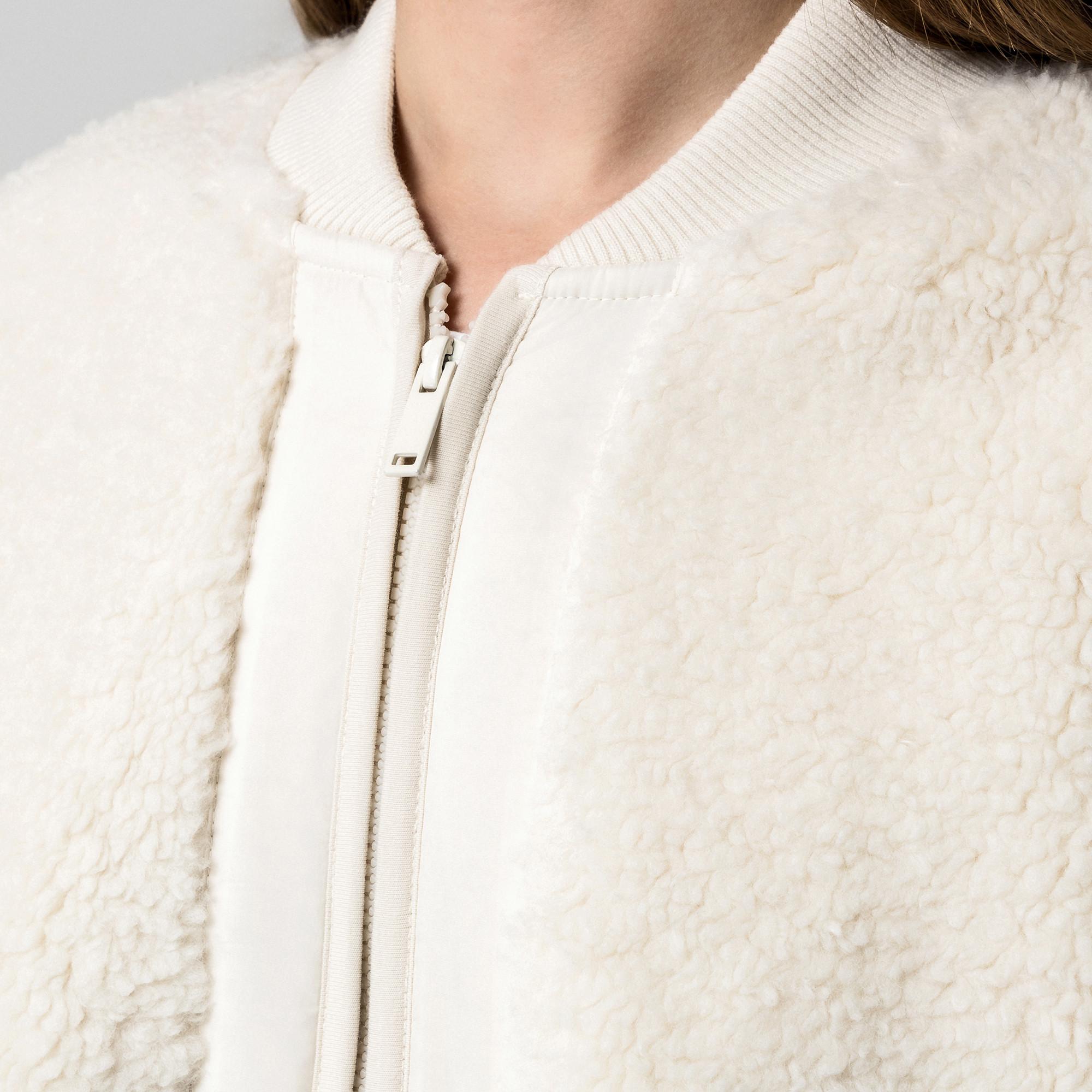 Manor Woman Giacca Bomber Lunga in Pile  