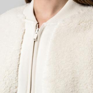 Manor Woman Giacca Bomber Lunga in Pile  