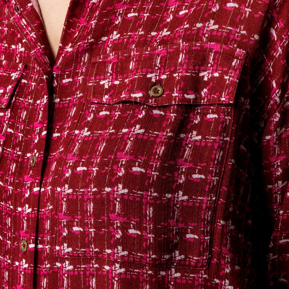 Manor Woman Chemisier à carreaux manches longues Regular Fit  