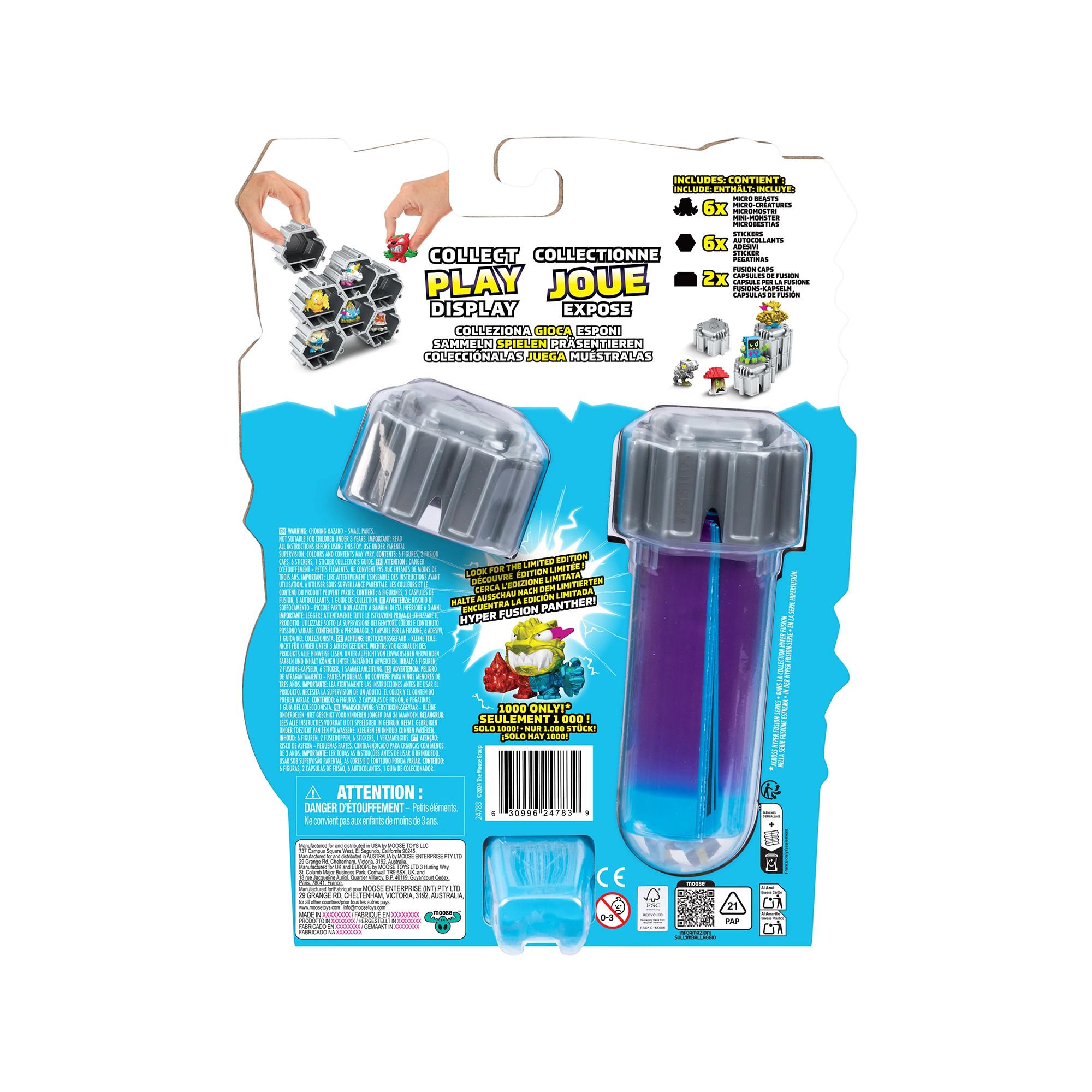Moose Toys  Mr Beast Lab Swarms Fusion, 6 pièces 