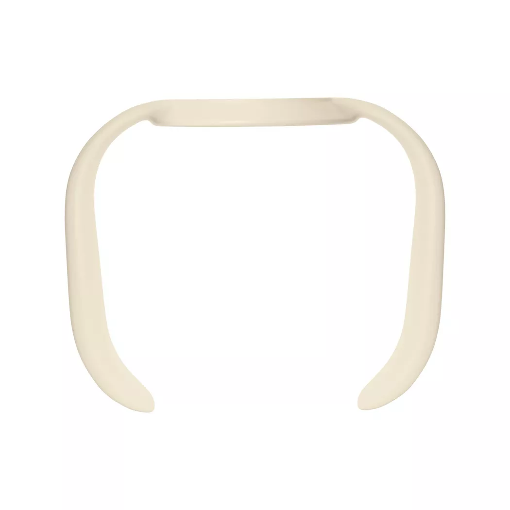 BIBS Baby Bottle Round Silicone 270 ml Medium Flow Ivory - 1 stk.