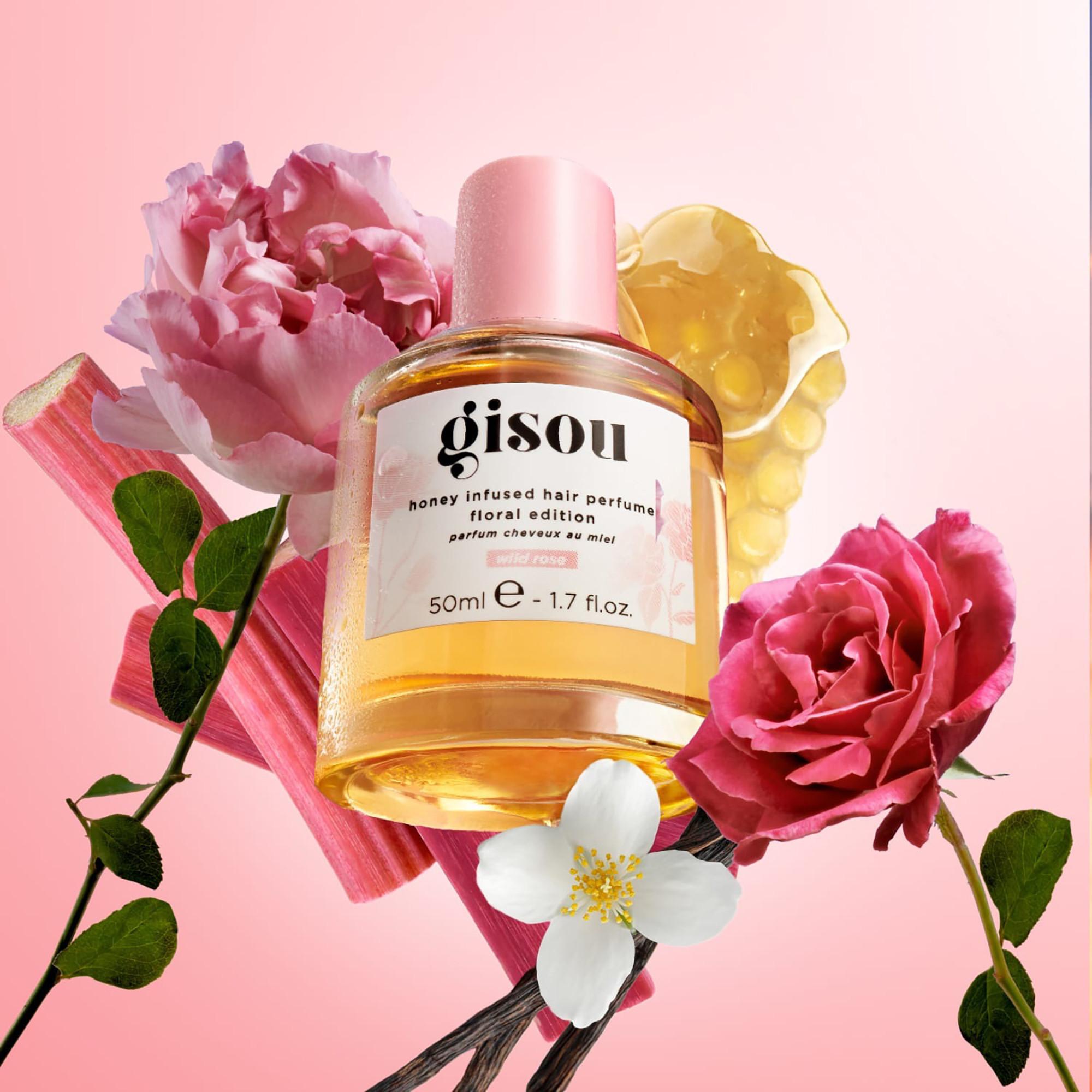 GISOU  Honey Infused Hair Perfume Edizione floreale - Rosa selvatica 