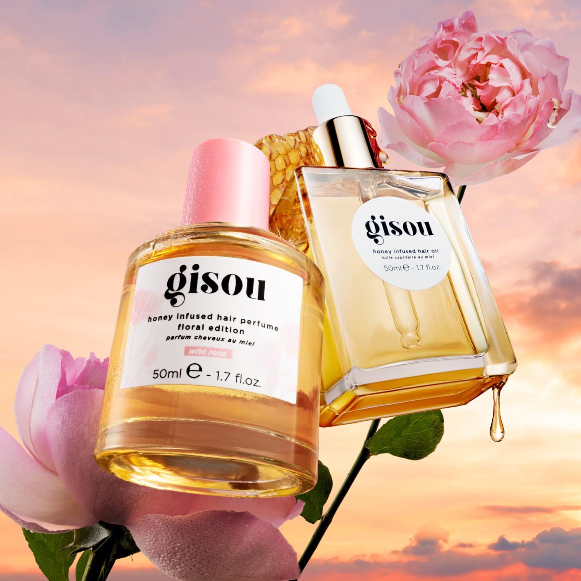 GISOU  Honey Infused Hair Perfume Edizione floreale - Rosa selvatica 