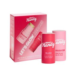 Merci Handy  Let's Glow Heroes Kit - Highlighter + Rouge 