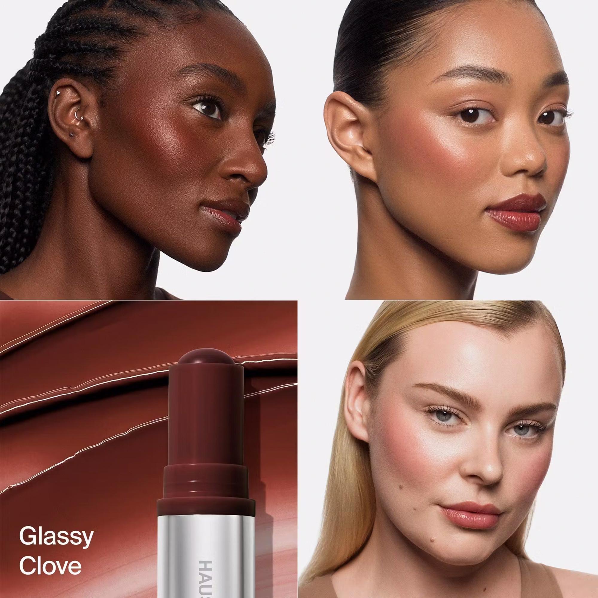 Haus Labs  Color Fuse Longwear Glassy Lip + Cheek Balm Blush Stick - Cremiges Rouge 