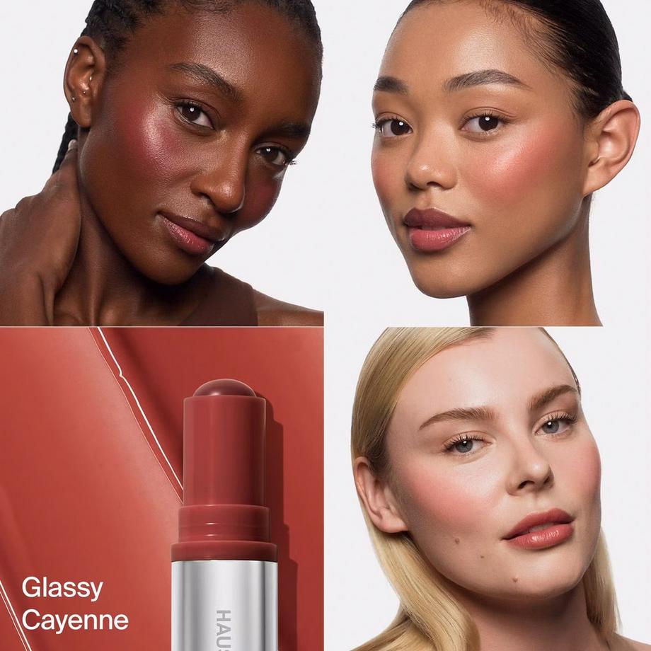 Haus Labs  Color Fuse Longwear Glassy Lip + Cheek Balm Blush Stick - Cremiges Rouge 