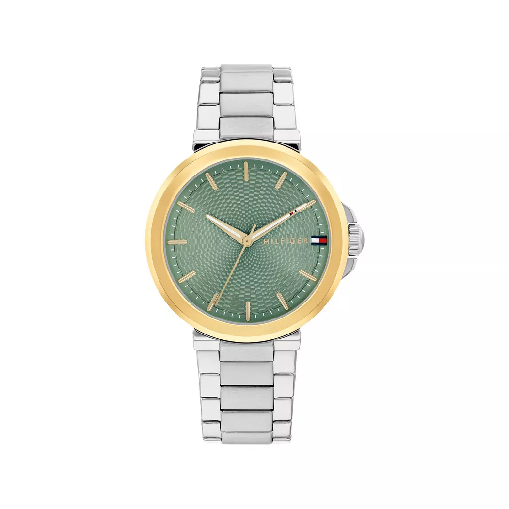 Tommy Hilfiger Montre Pour Femme Lori 34mm Silver / Gold / Matcha Green One Size Femme
