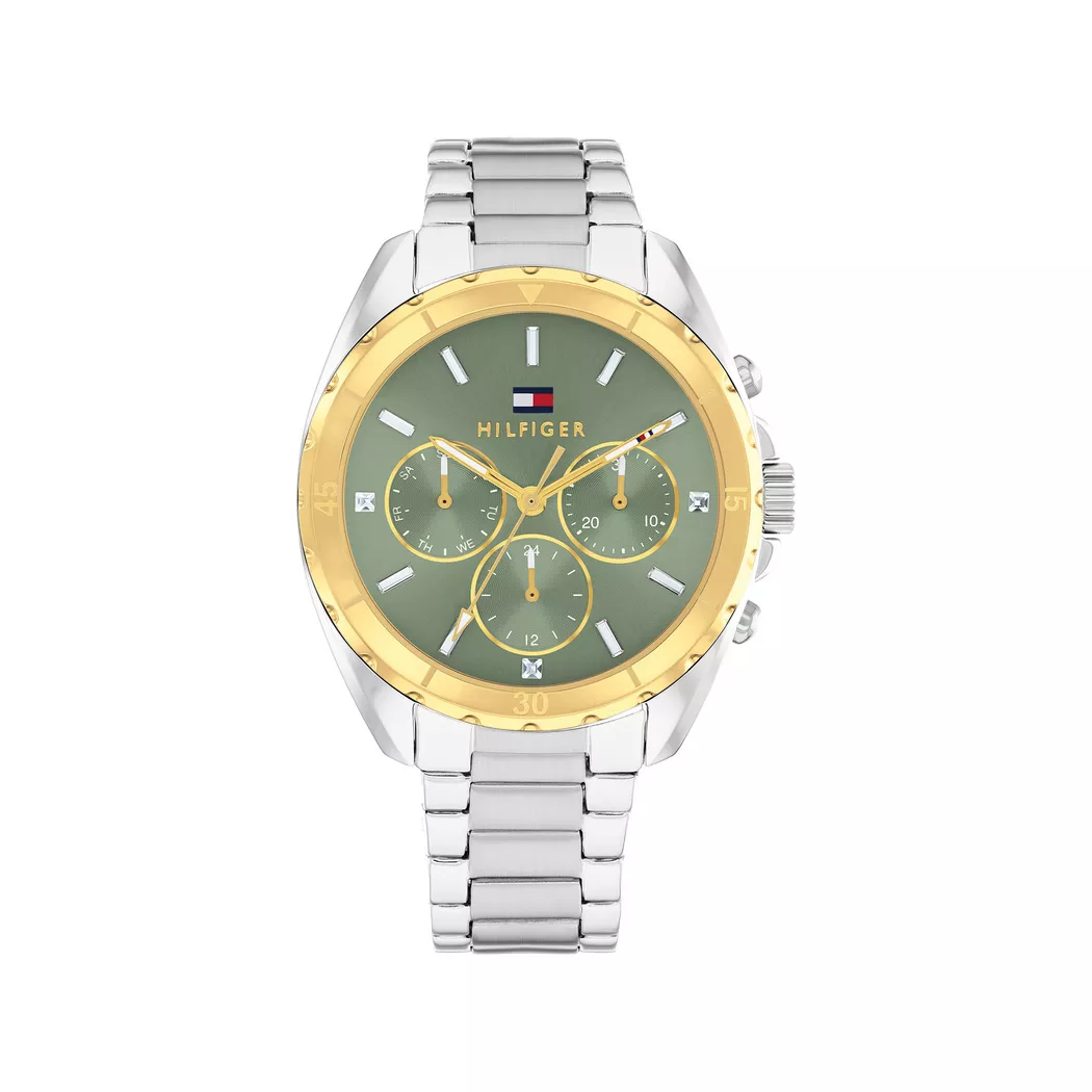 Tommy Hilfiger Montre Pour Femme Mellie 36mm Silver / Gold / Matcha Green One Size Femme 2