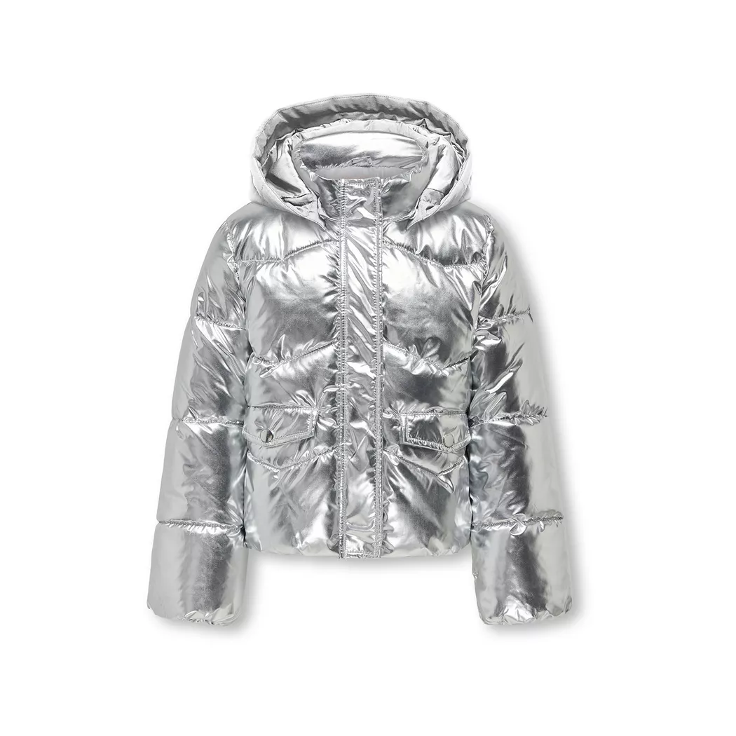 KIDS ONLY - Steppjacke, KOGPEARL Puffer Hood Jacke, 128, Silber