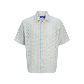 JACK & JONES Camicia a Maniche Corte a Righe  
