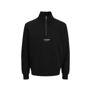 JACK & JONES Sweatcardigan Half Zip Stehkragen  