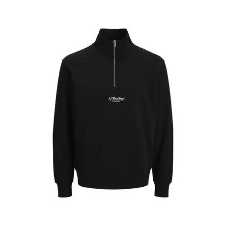 JACK & JONES Sweatcardigan Half Zip Stehkragen  