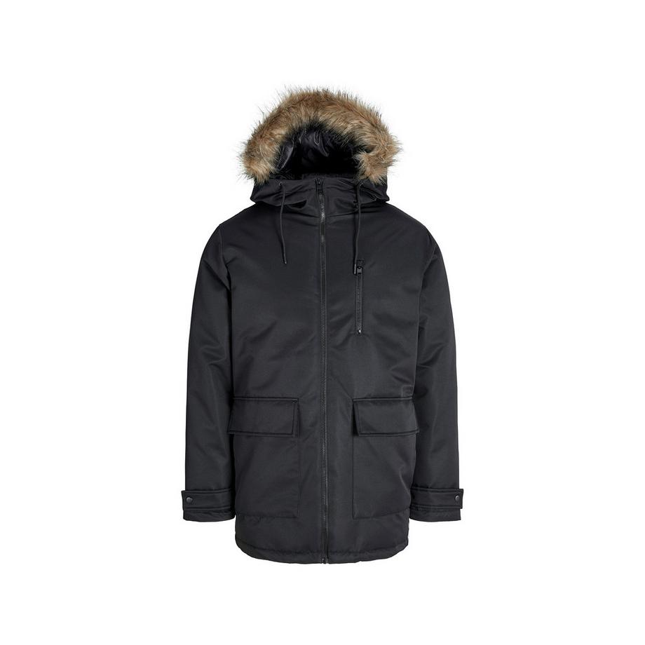 JACK & JONES Parka mit Kunstfellkapuze  