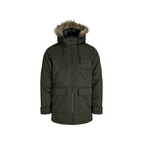 JACK & JONES Parka mit Kunstfellkapuze  