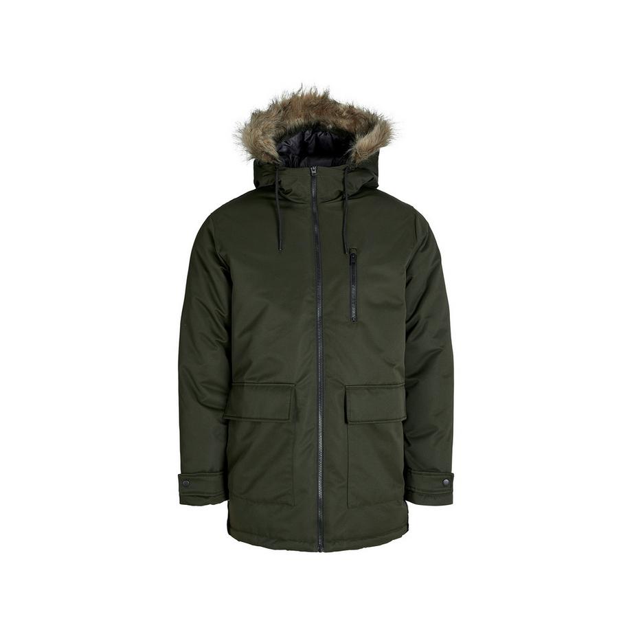JACK & JONES Parka avec capuche en fausse fourrure  