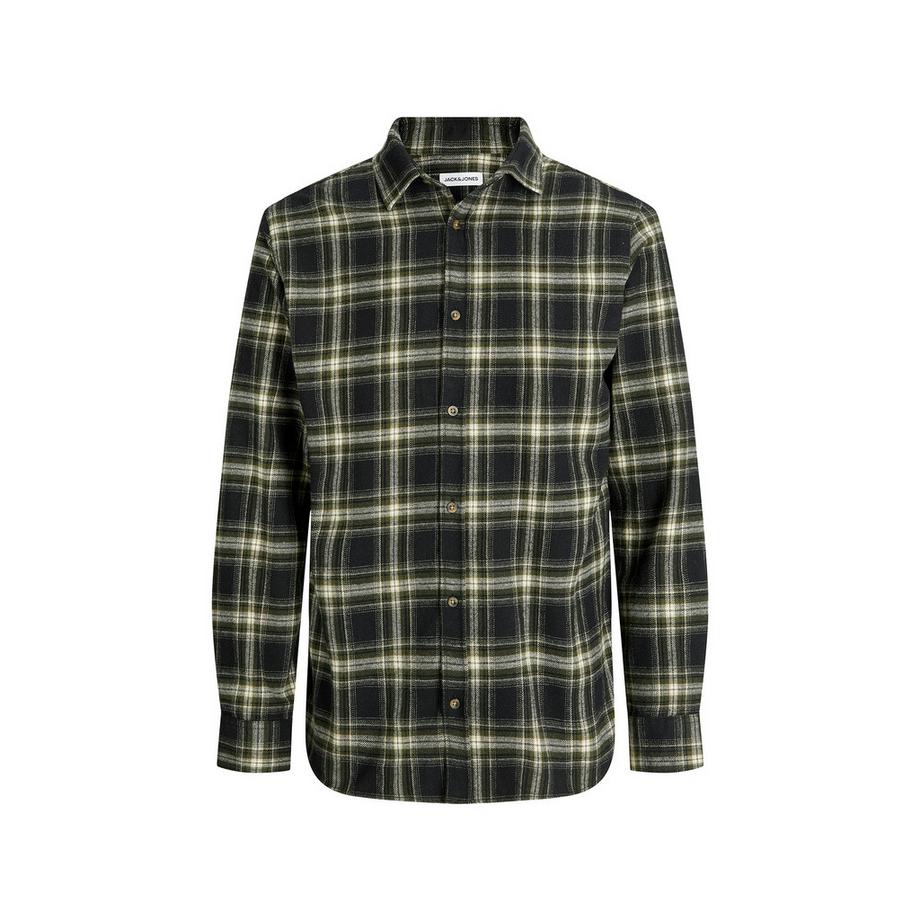 JACK & JONES Langarm Regular Fit Kariertes Hemd  