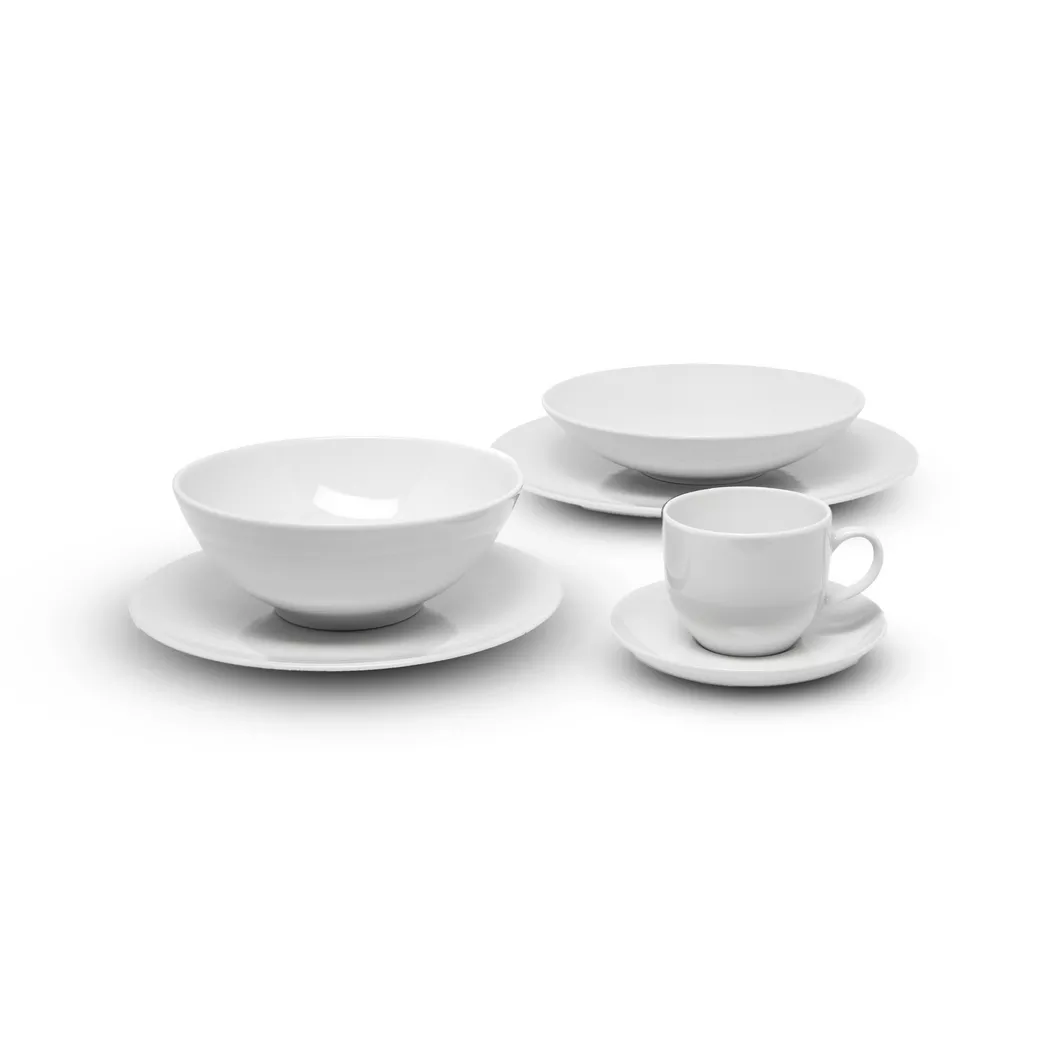 Manor 20-Piece Dinner Set White