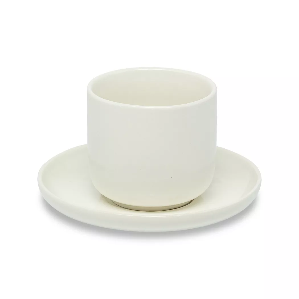 Manor - Kaffeetasse mit Untertasse, 200 ml, Weiss