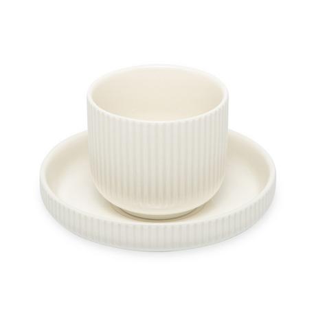 Manor Tasse à café avec soucoupe Crema Optic 