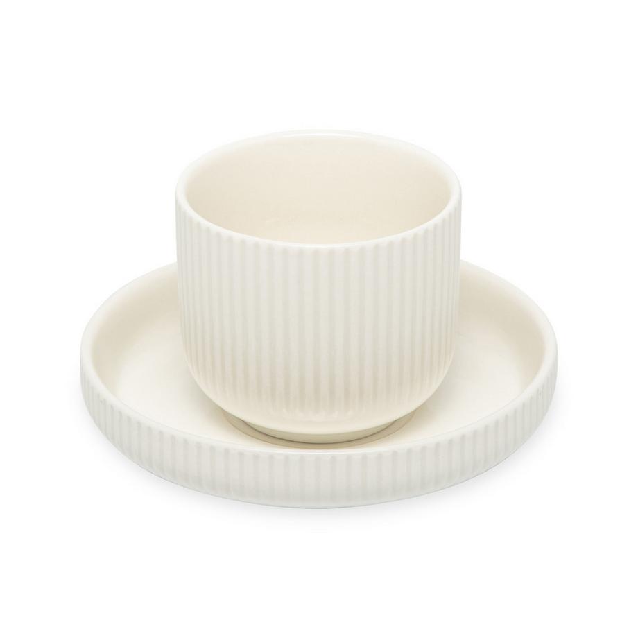 Manor Tazza da caffè con piattino Crema Optic 