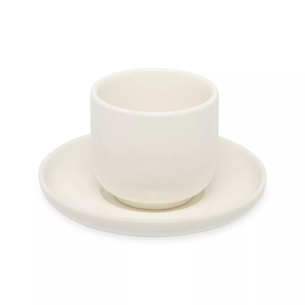 Manor Espresso Cup and Saucer White 85ml