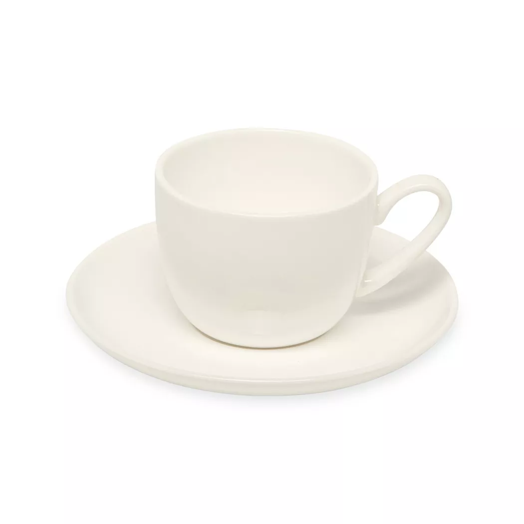 Manor - Espressotasse mit Untertasse, 130 ml, Weiss