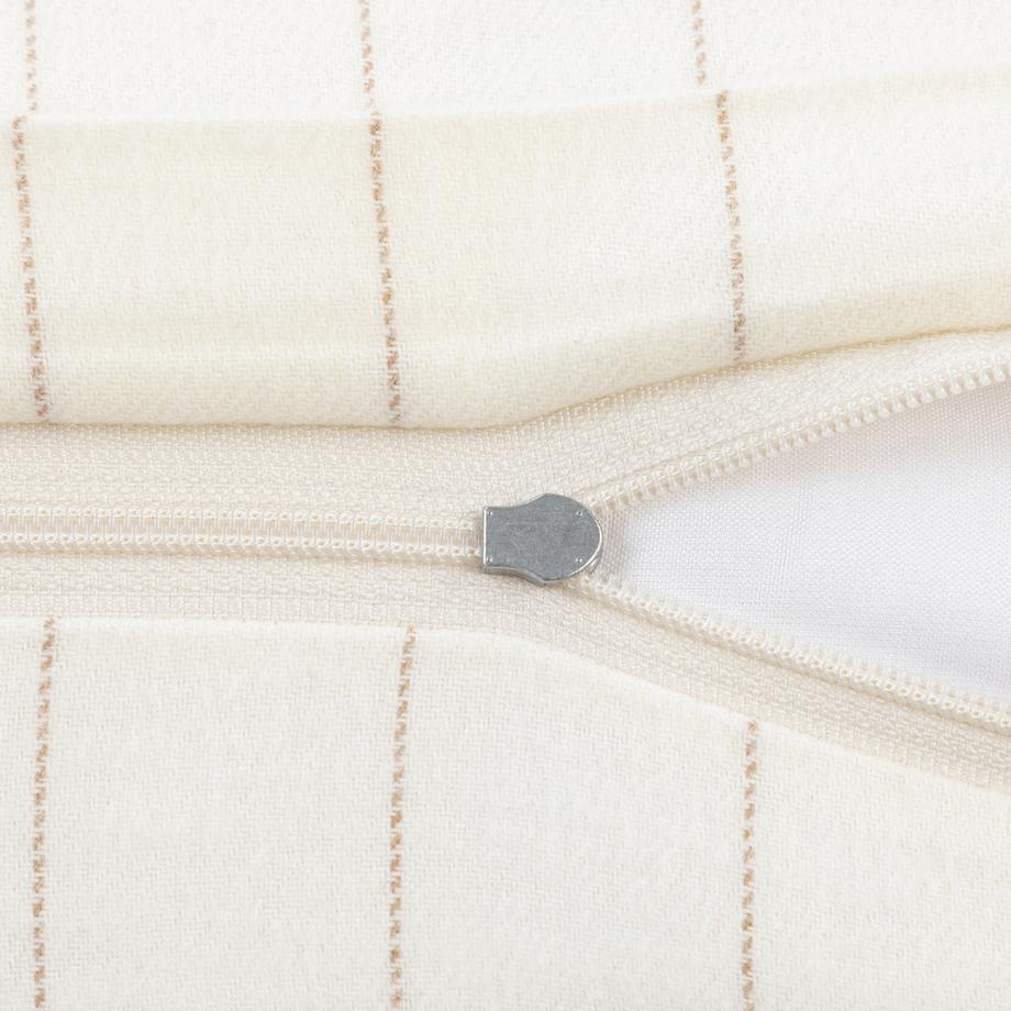 Manor Willowra Taie d'oreiller rayée en flanelle  