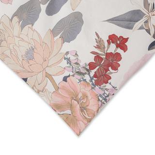 Somma Lotus Housse de Couette Florale  