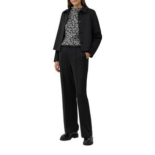 S. Oliver Black Label Pull Tricot Col Montant Imprimé Léopard  