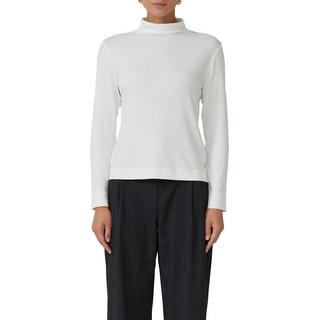 S. Oliver Black Label T-shirt a costine collo alto maniche lunghe  