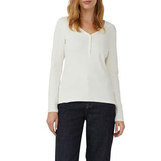 S. Oliver Red Label Geripptes Langarm T-Shirt  