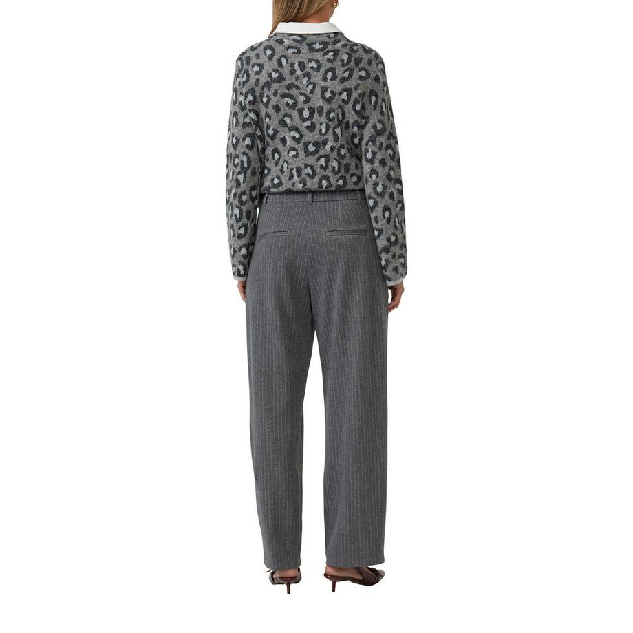 S. Oliver Black Label Nadelstreifen Hose weites Bein  